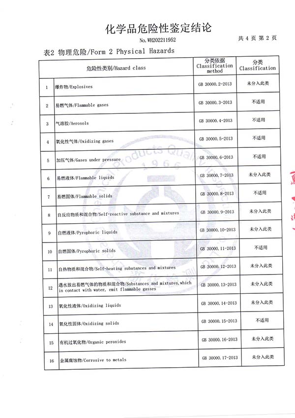 货物运输条件鉴定书